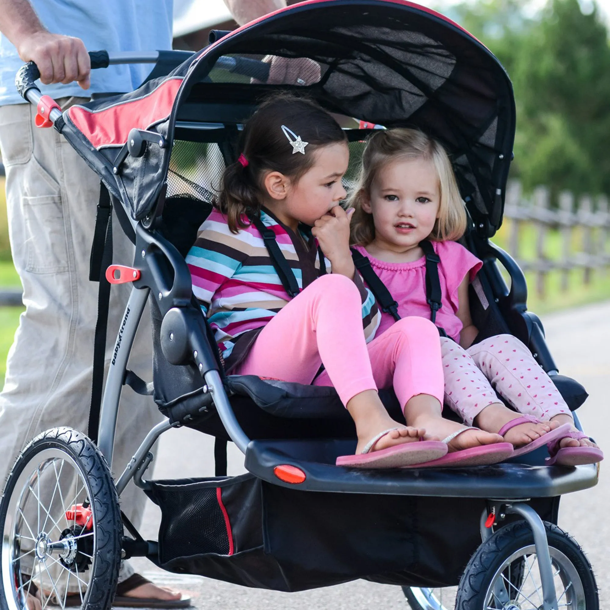 Baby Trend Lightweight Expedition Double Jogger Stroller, Centennial (Open Box)