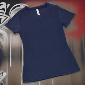 *BELLA CANVAS* ~NAVY BLUE~ T-SHIRTS FOR WOMEN (LIGHTWEIGHT)