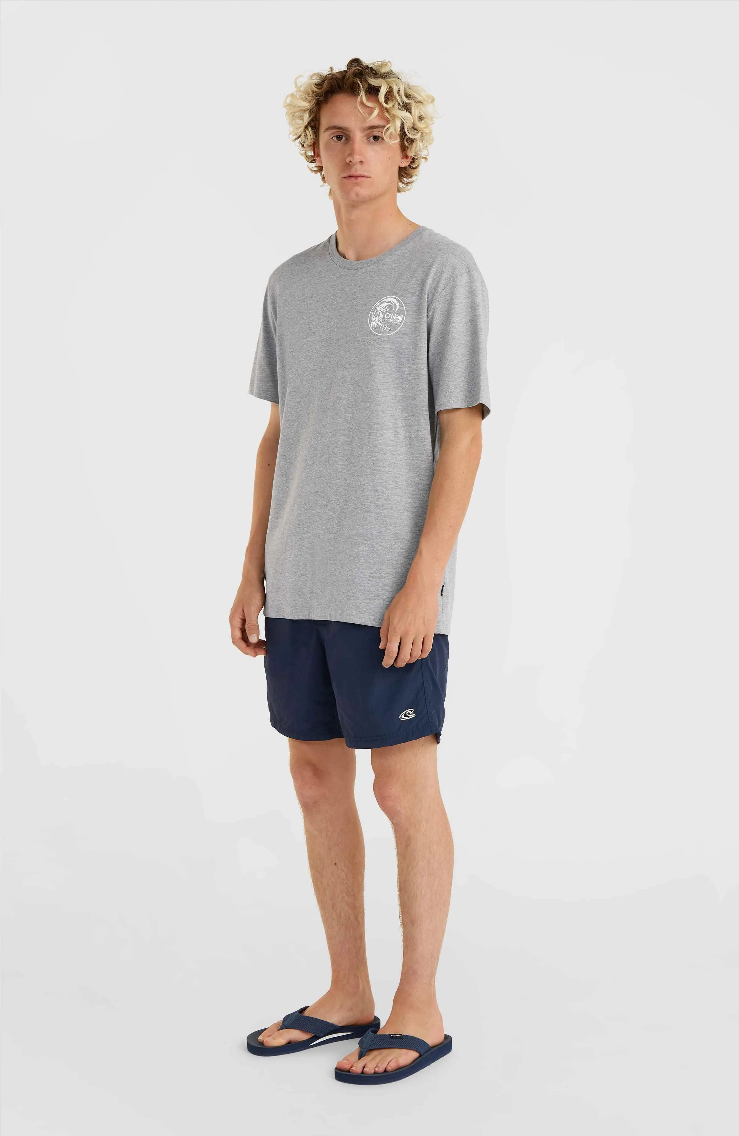 Circle Surfer T-Shirt | Silver Melee -A