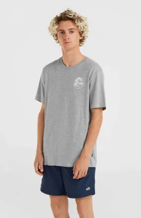 Circle Surfer T-Shirt | Silver Melee -A