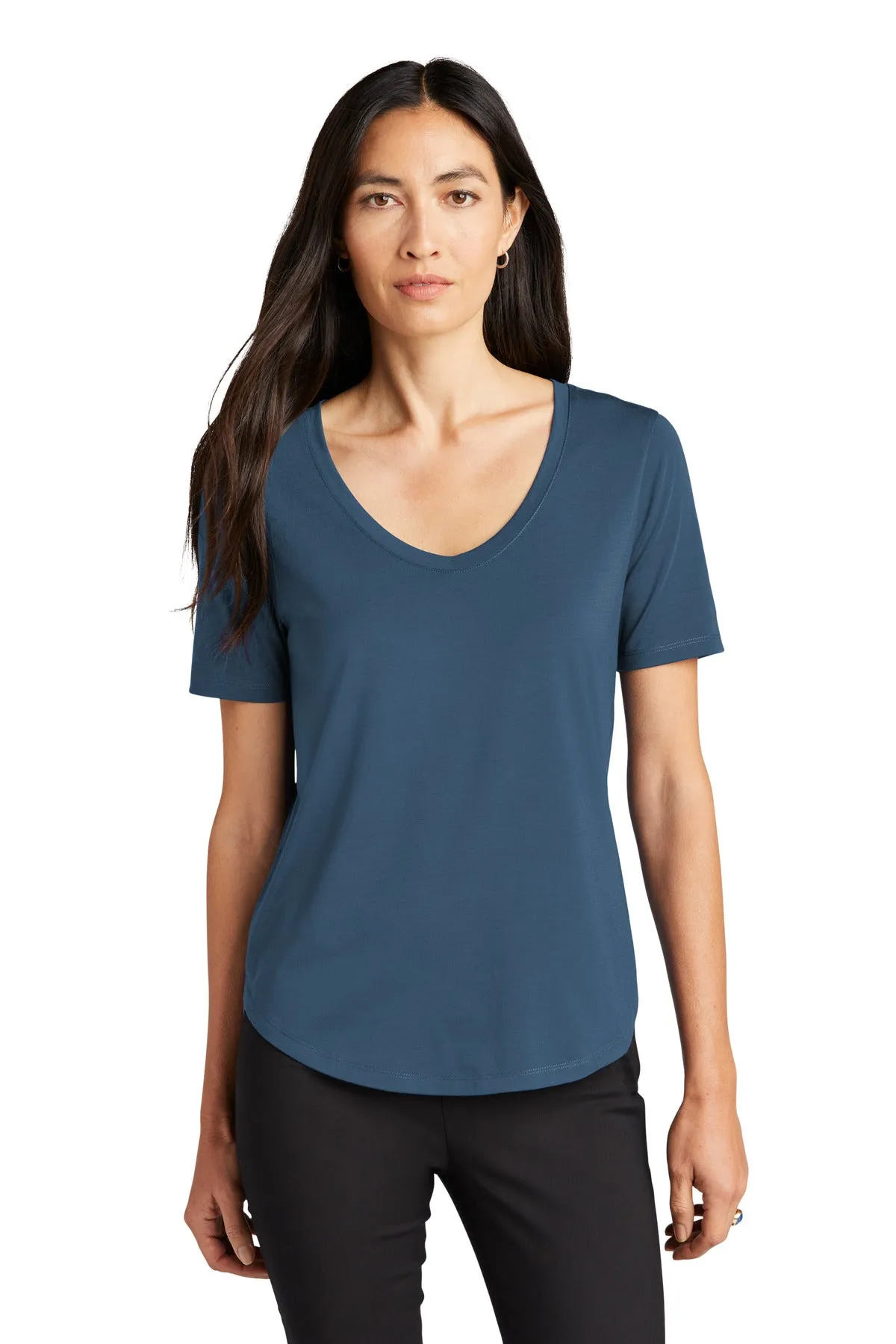 Coming In Spring MERCER METTLE™ Women's Stretch Jersey Relaxed Scoop MM1017