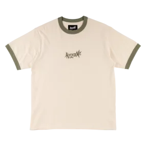 Detach S/S Ringer Tee - Bone