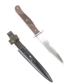 German WWI Trench Knife and Original WWI Scabbard