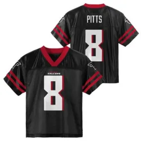 New - NFL Atlanta Falcons Toddler Boys' Short Sleeve Pitts Jersey - 4T