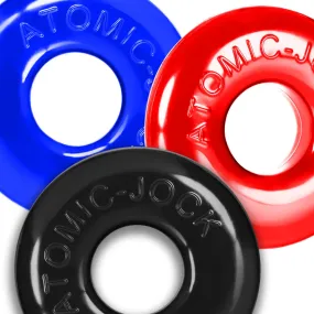 Oxballs Ringer Max Cock Ring 3 Pack Multi Black Blue Red