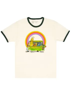 Sesame Street Bookmobile Unisex Ringer T-Shirt