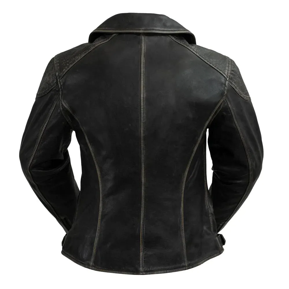 Stephanie Womens Leather Jacket