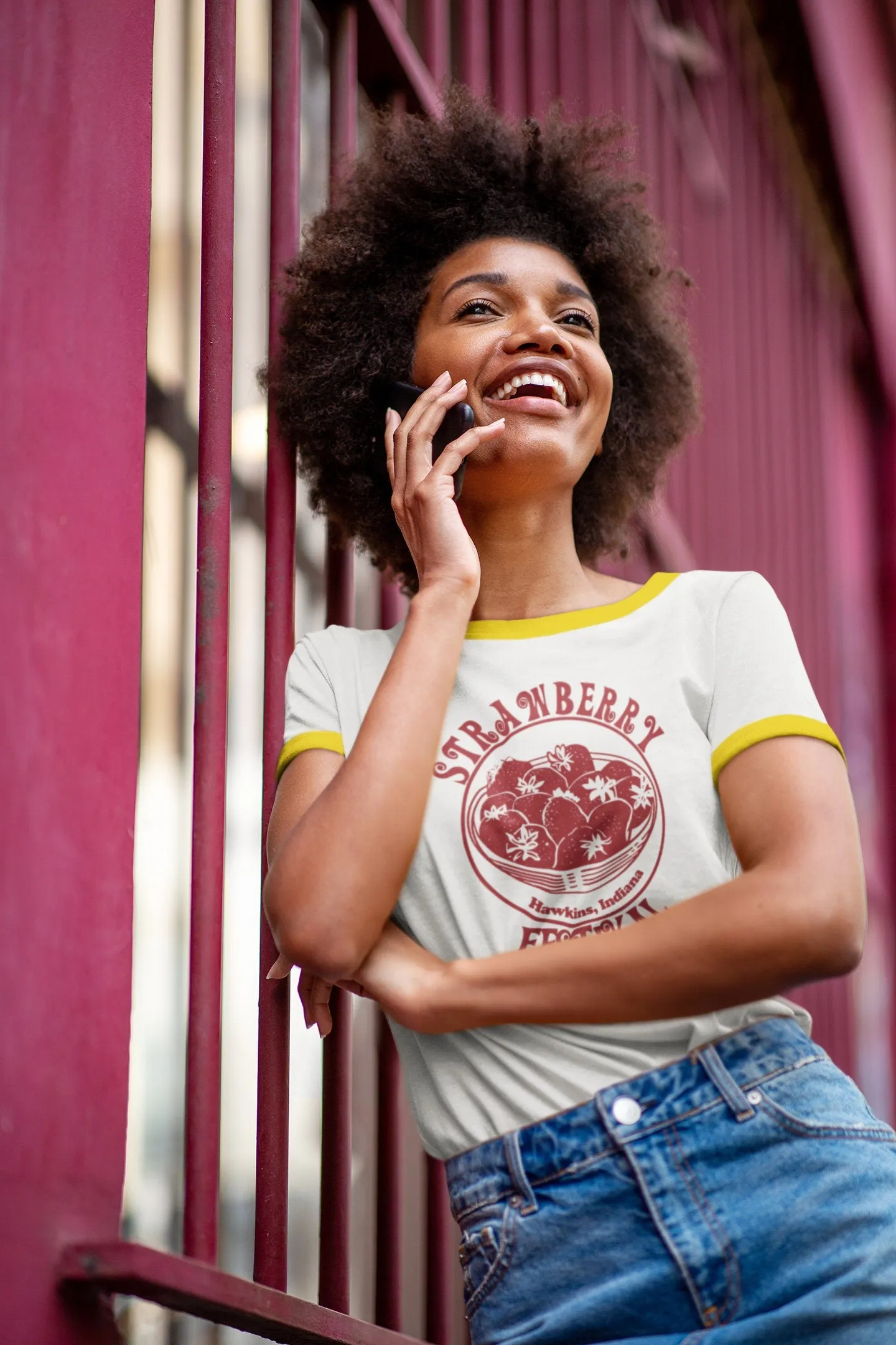 Strawberry Festival Retro Shirt. Hawkins, Indiana.