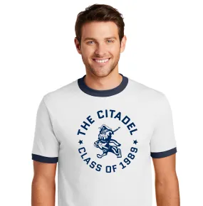 The Citadel Marching Bulldog and Stars, Class of 1989,  Ringer Tee