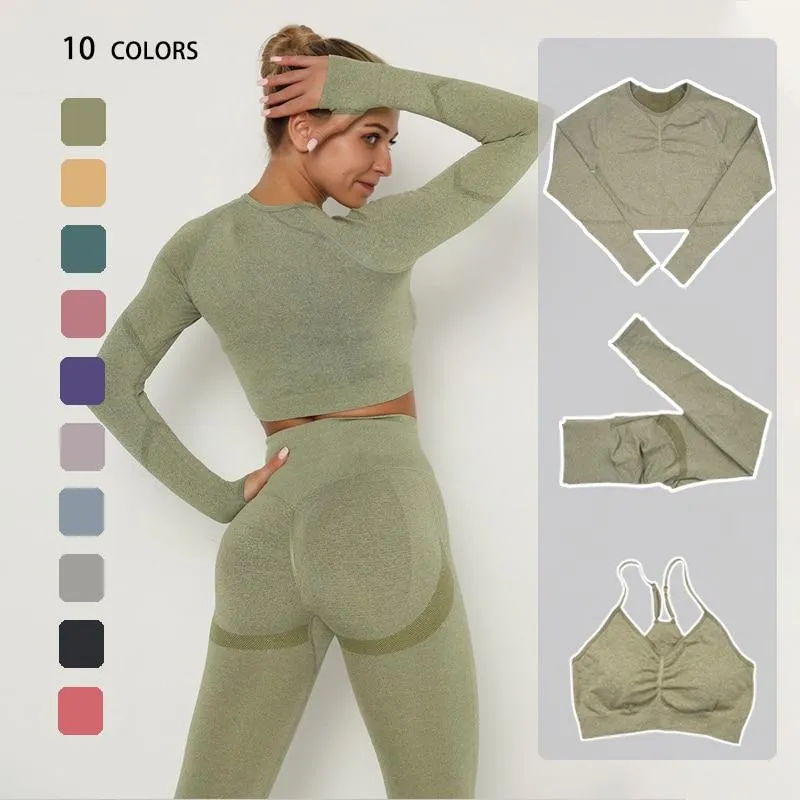 Yoga Set Sports Suit Women Workout Sports Outfit Fitness Set Wear